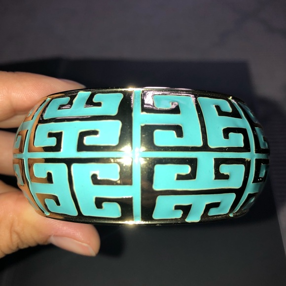 LAST CHANCE 🔴 NWOT Gold & Turquoise Bangle - Picture 8 of 8